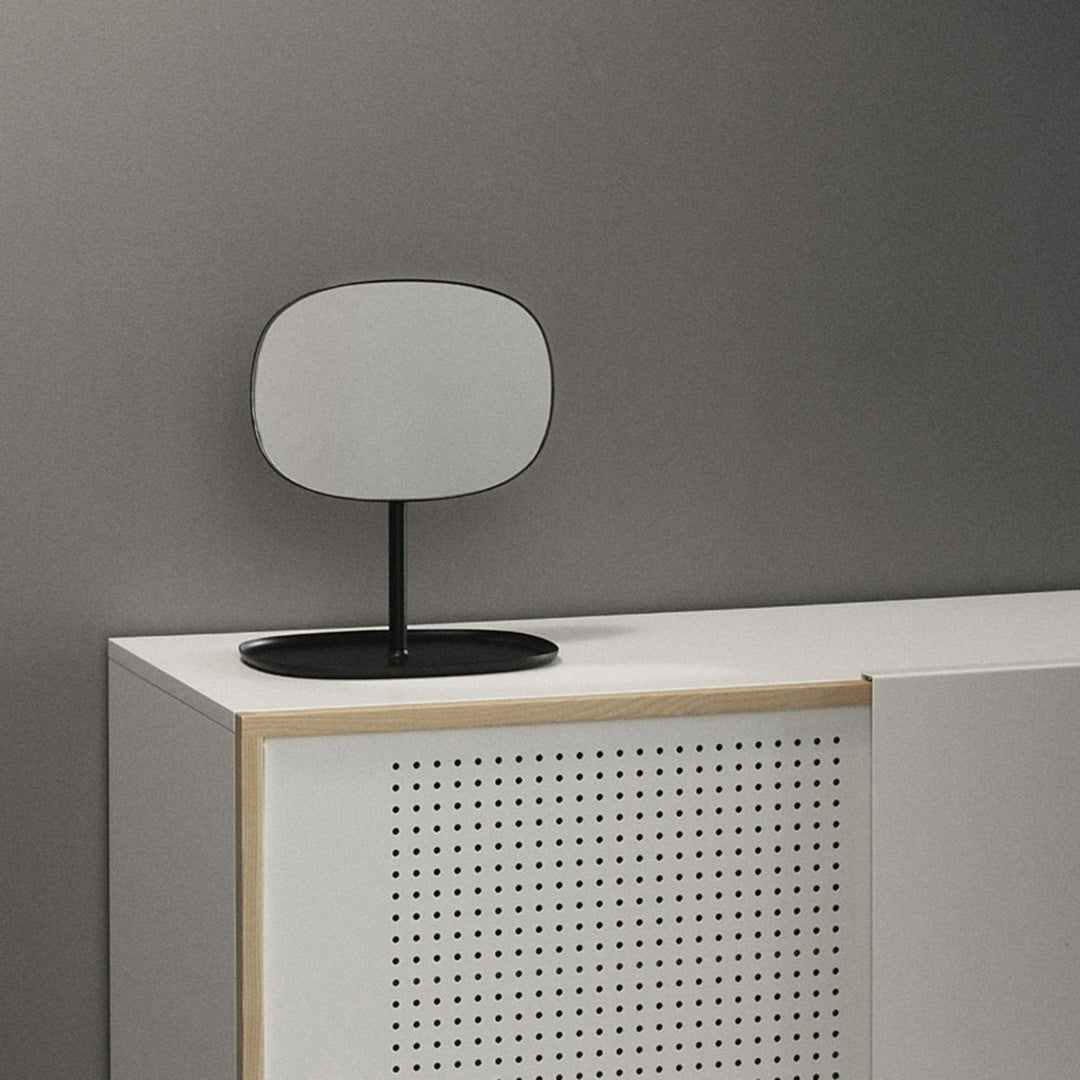 normann copenhagen | flip table mirror | black