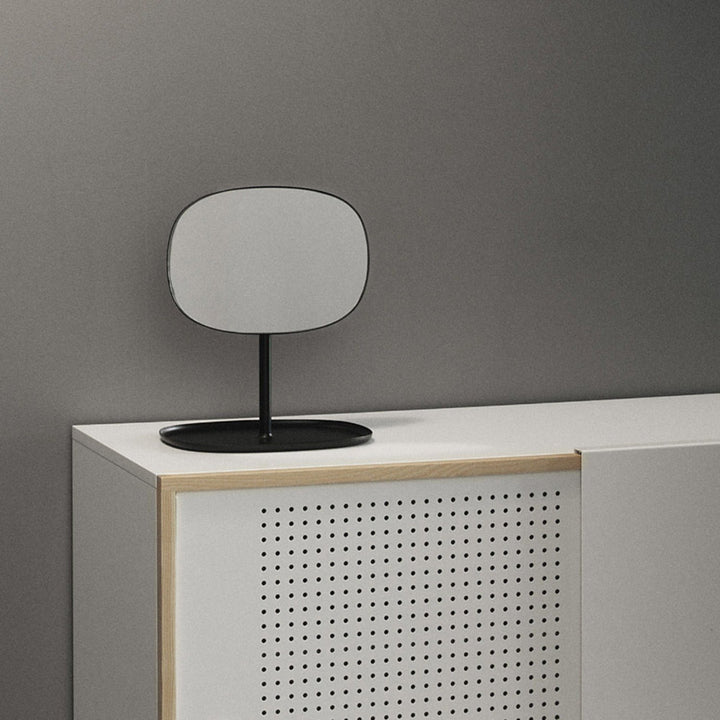 normann copenhagen | flip table mirror | black