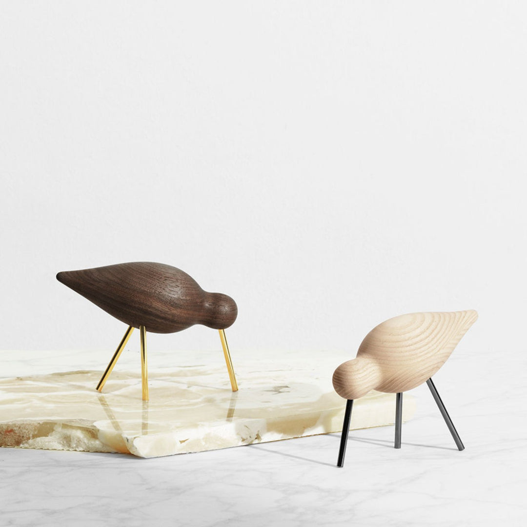 normann copenhagen | shorebird | walnut + brass | medium