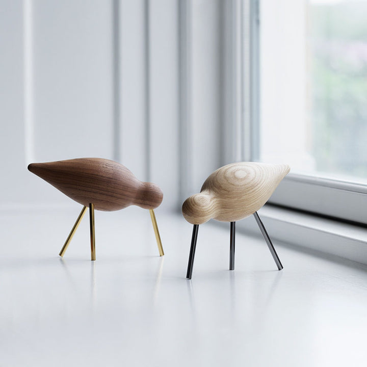 normann copenhagen | shorebird | walnut + brass | medium