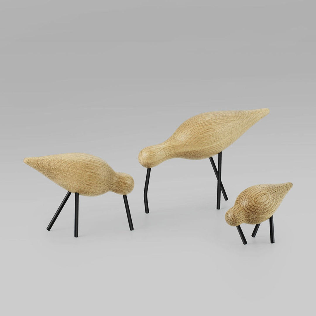 normann copenhagen | shorebird | oak + black | small