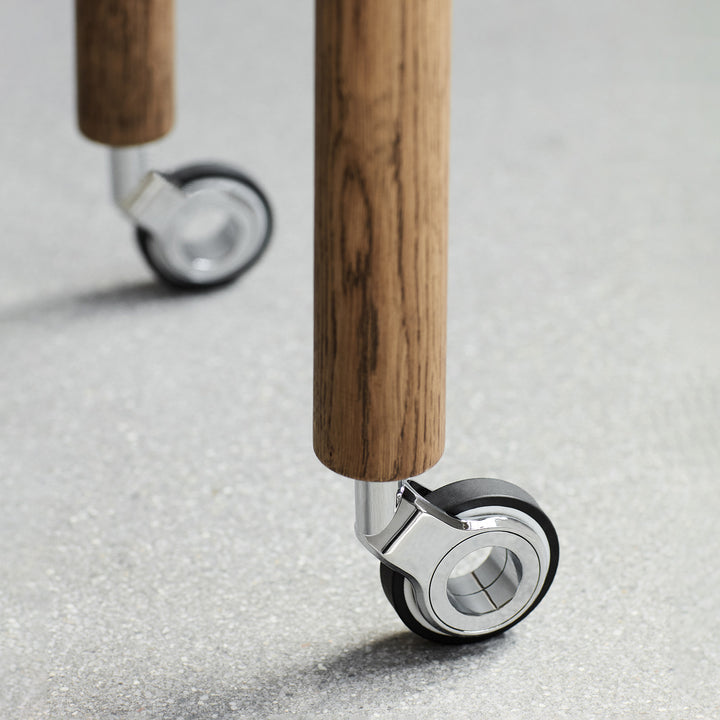 northern | loud bar cabinet | smoked oak + aluminium front