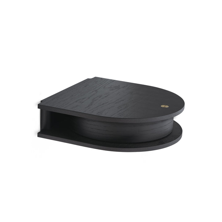 northern | valet wall drawer small | black painted oak