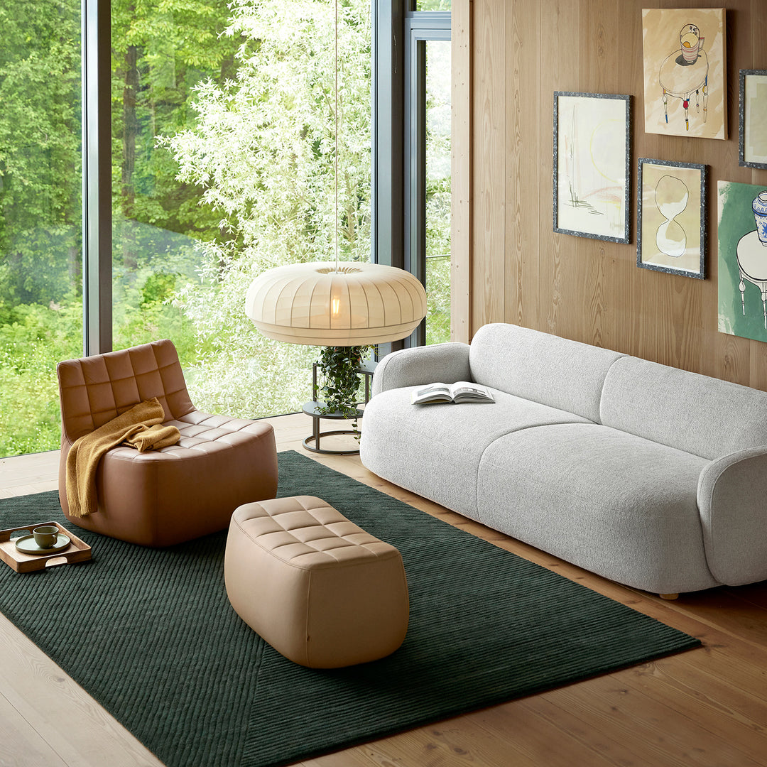 northern | yam lounge chair | brandy leather - LC