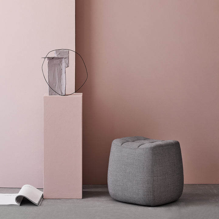 northern | yam pouf small | brandy leather - LC