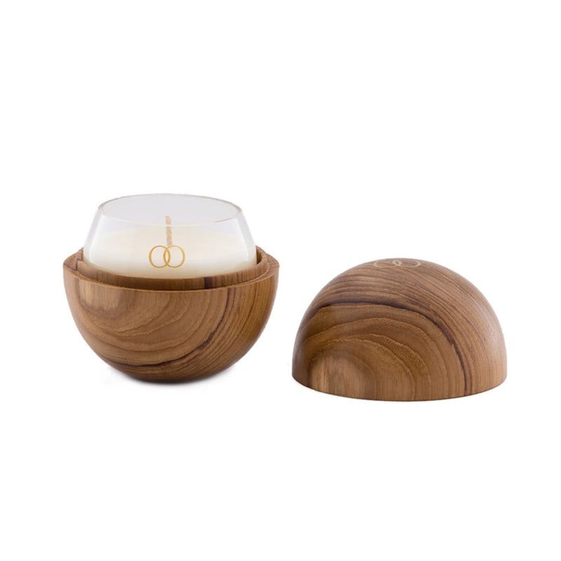 only orb | teak orb scented candle | oar