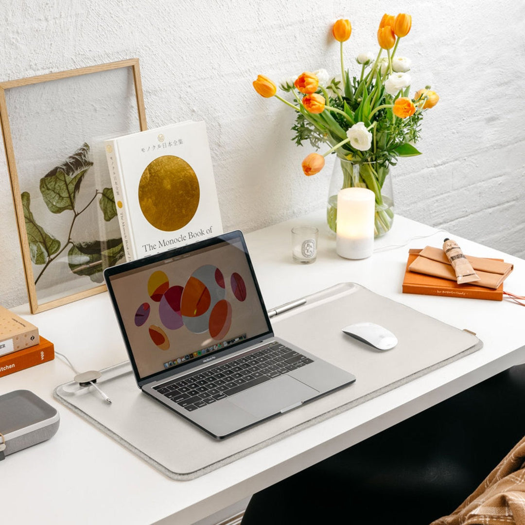 orbitkey | desk mat | stone grey medium - LC