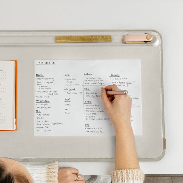 orbitkey | desk mat | stone grey large - LC