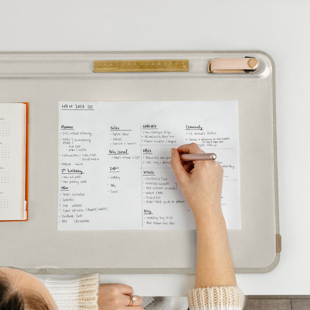 orbitkey | desk mat | stone grey medium - LC