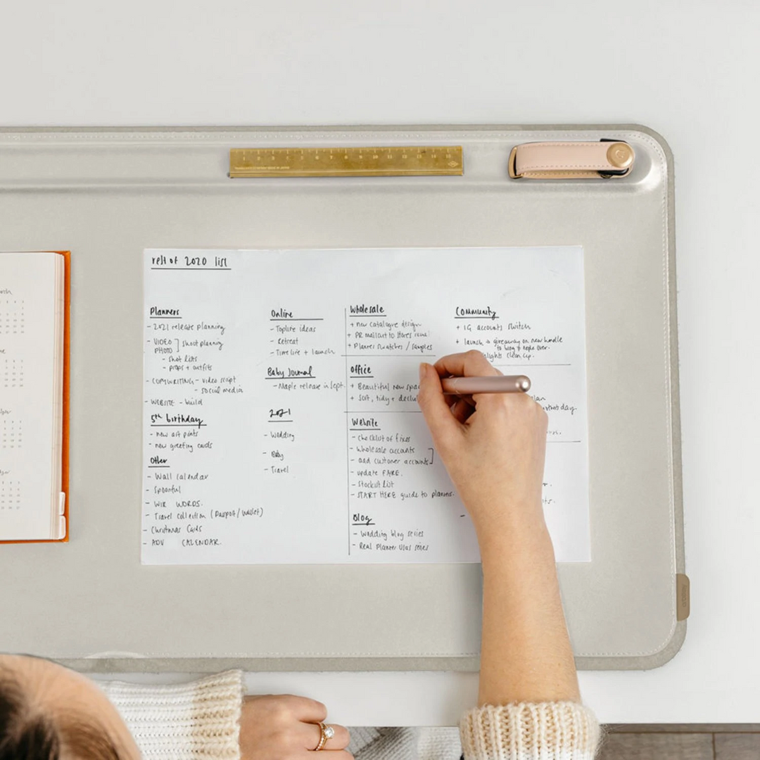 orbitkey | desk mat | stone grey medium - LC