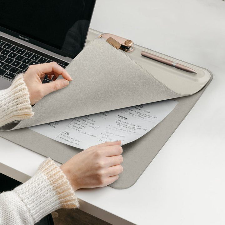 orbitkey | desk mat | stone grey medium - LC