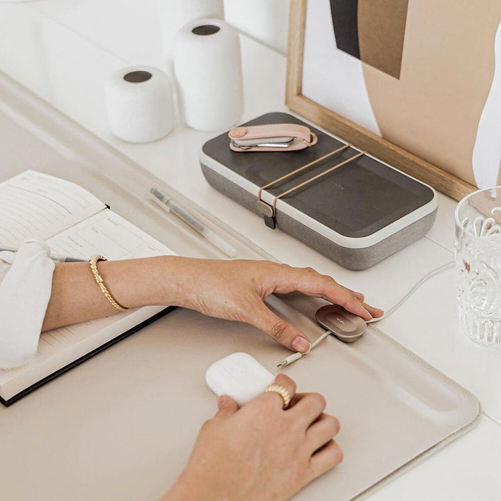 orbitkey | desk mat | stone grey large - LC