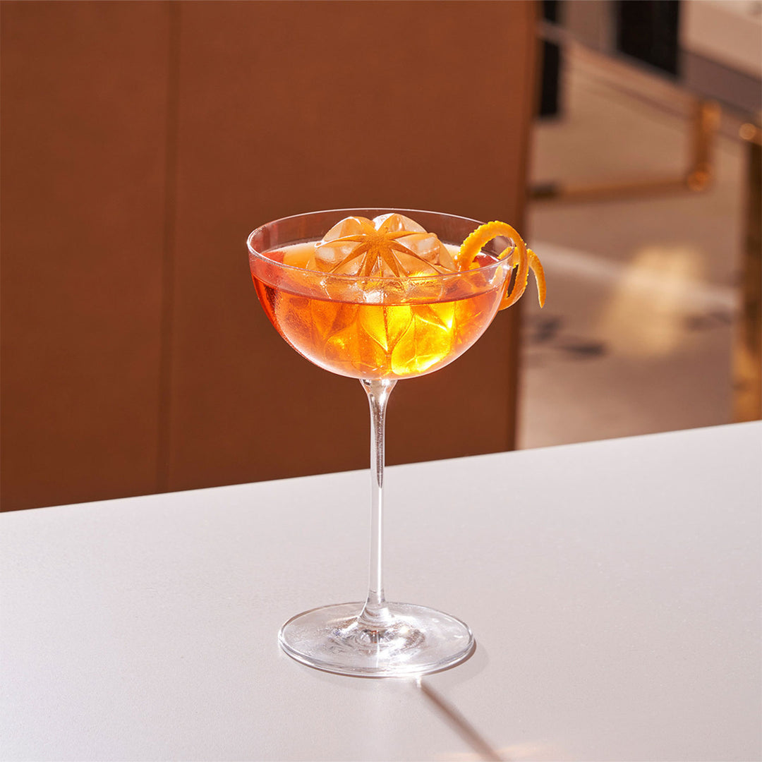 peak | cocktail ice cube ripple | charcoal