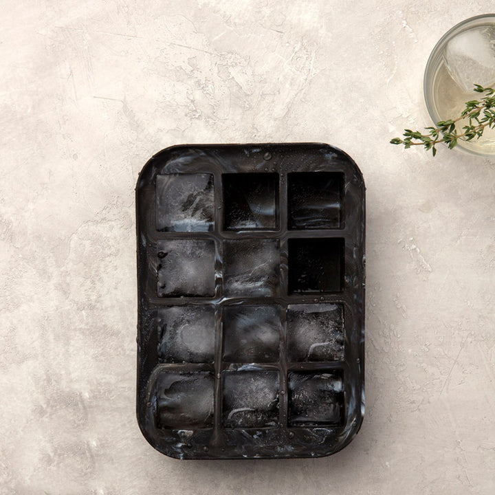 peak | everyday ice tray | marble black