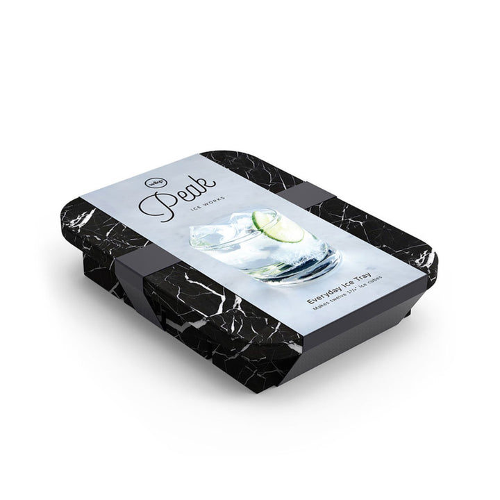 peak | everyday ice tray | marble black
