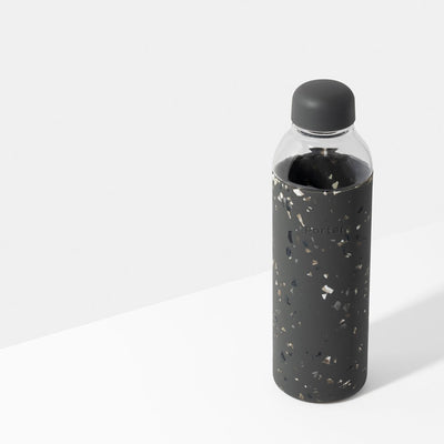 porter | glass bottle | terrazzo charcoal - LC