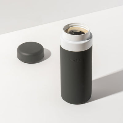 porter | ceramic insulated bottle | charcoal - LC