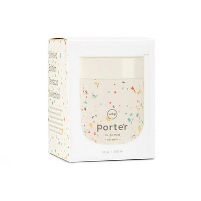 porter | ceramic mug 355ml | terrazzo cream - LC