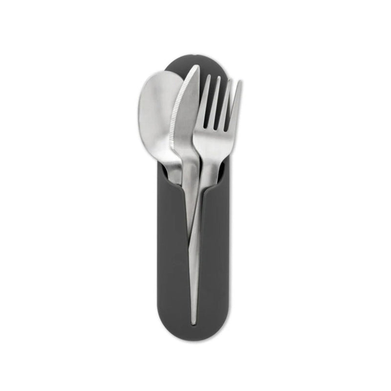 porter | stainless steel utensil set | charcoal - LC