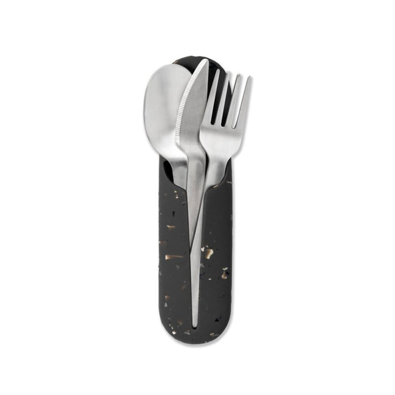 porter | stainless steel utensil set | terrazzo charcoal - LC