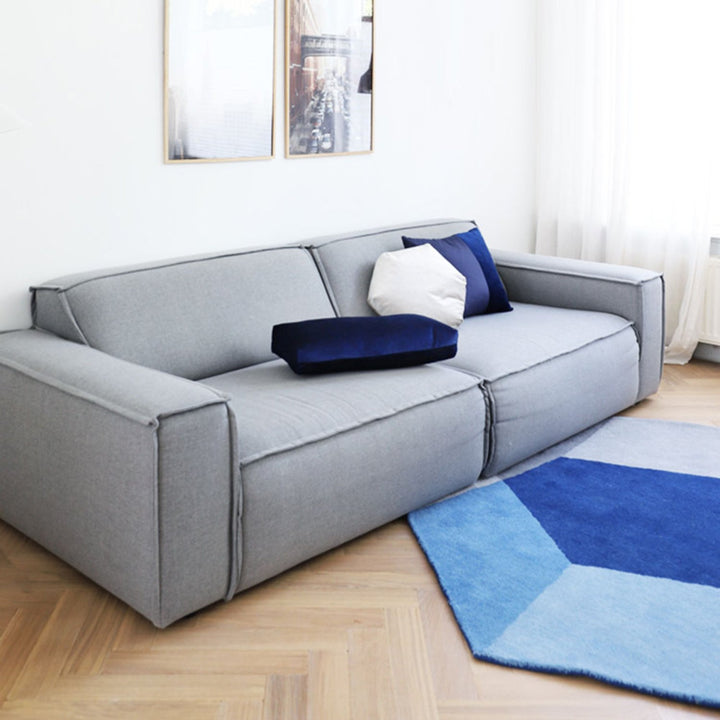 puik | iso hexagon floor rug 200x142cm | blue - LC