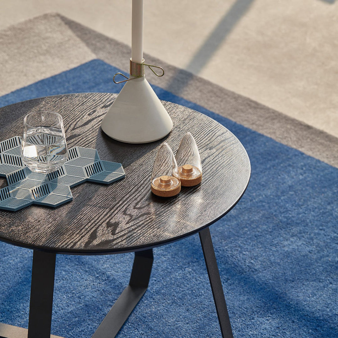 puik | iso hexagon floor rug 200x142cm | blue - LC