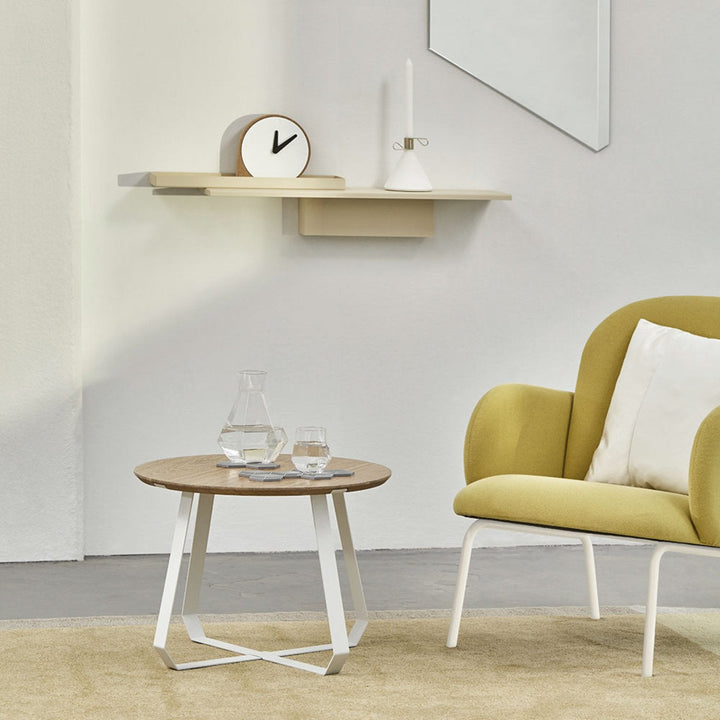 puik | shunan table low | white + natural - LC