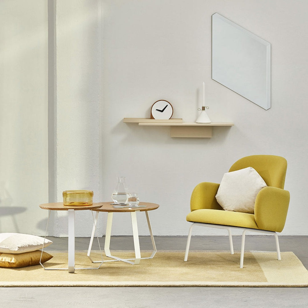 puik | shunan table low | white + natural - LC