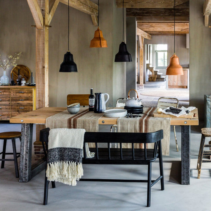 puik | lloyd leather pendant lamp | natural - LC