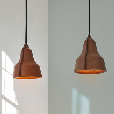 puik | lloyd leather pendant lamp | natural - LC