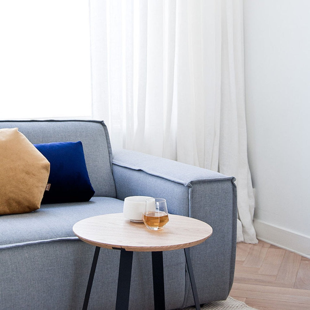 puik | shunan table low | black + natural - LC