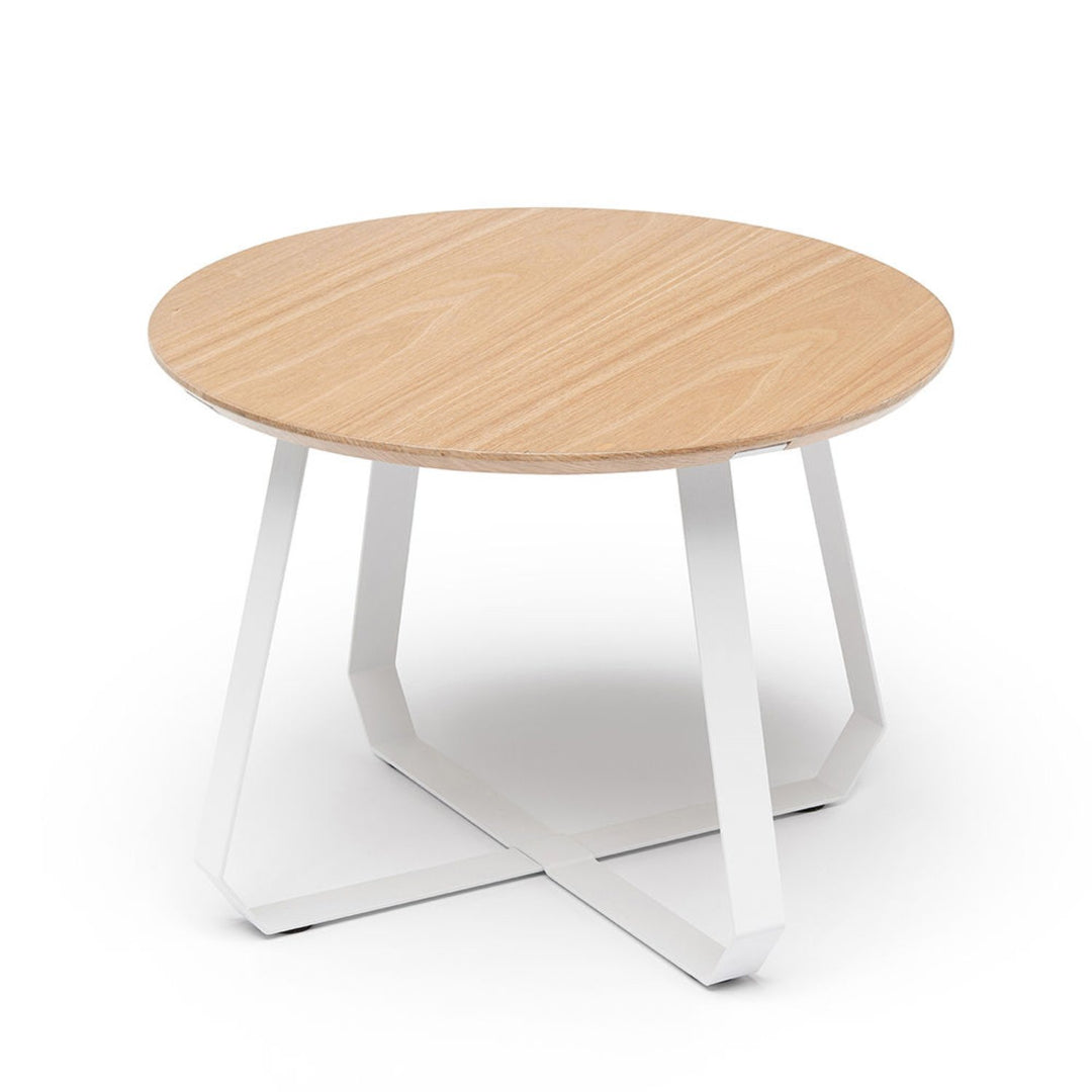 puik | shunan table low | white + natural - LC