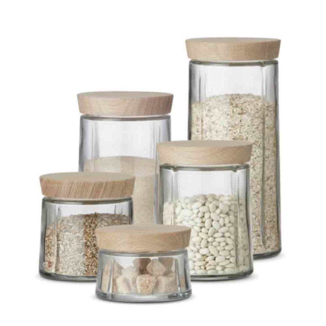 rosendahl | grand cru storage jar | oak lid 0.25 litre - LC