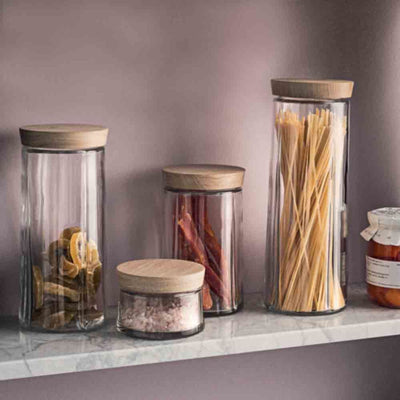 rosendahl | grand cru storage jar | oak lid 0.75 litre - LC