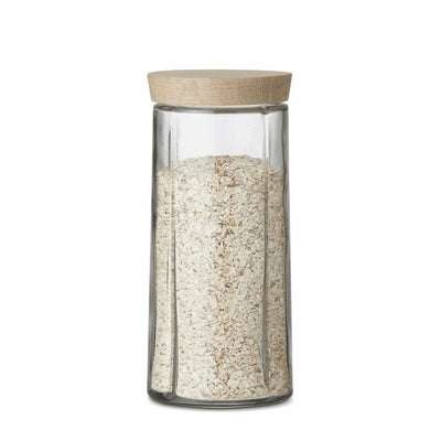 rosendahl | grand cru storage jar | oak lid 1.5 litre - LC