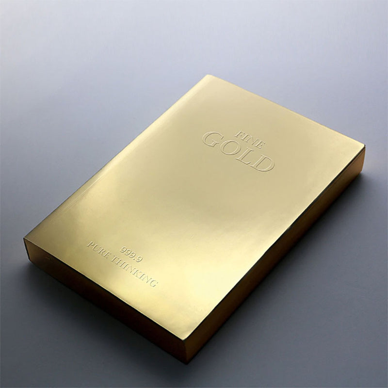 daycraft | slab lined notebook | gold - LC