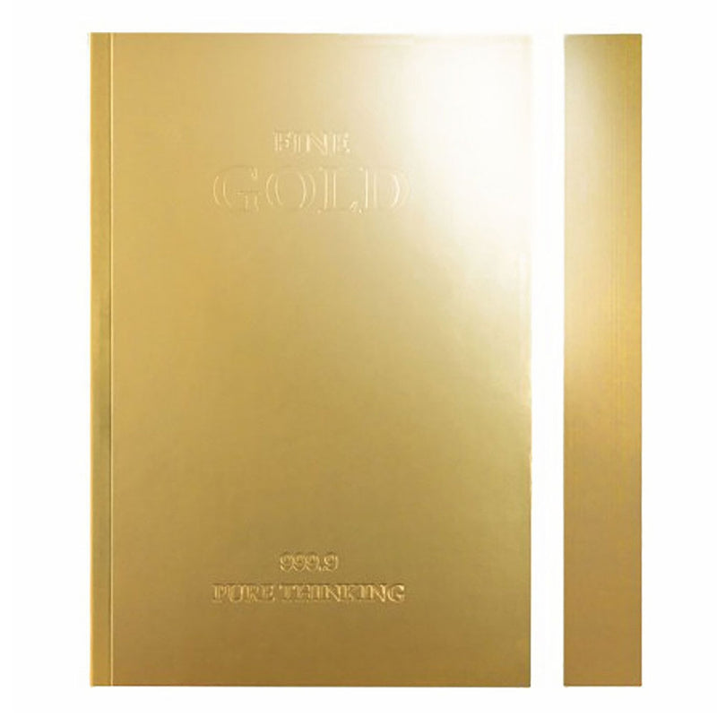 daycraft | slab lined notebook | gold - LC