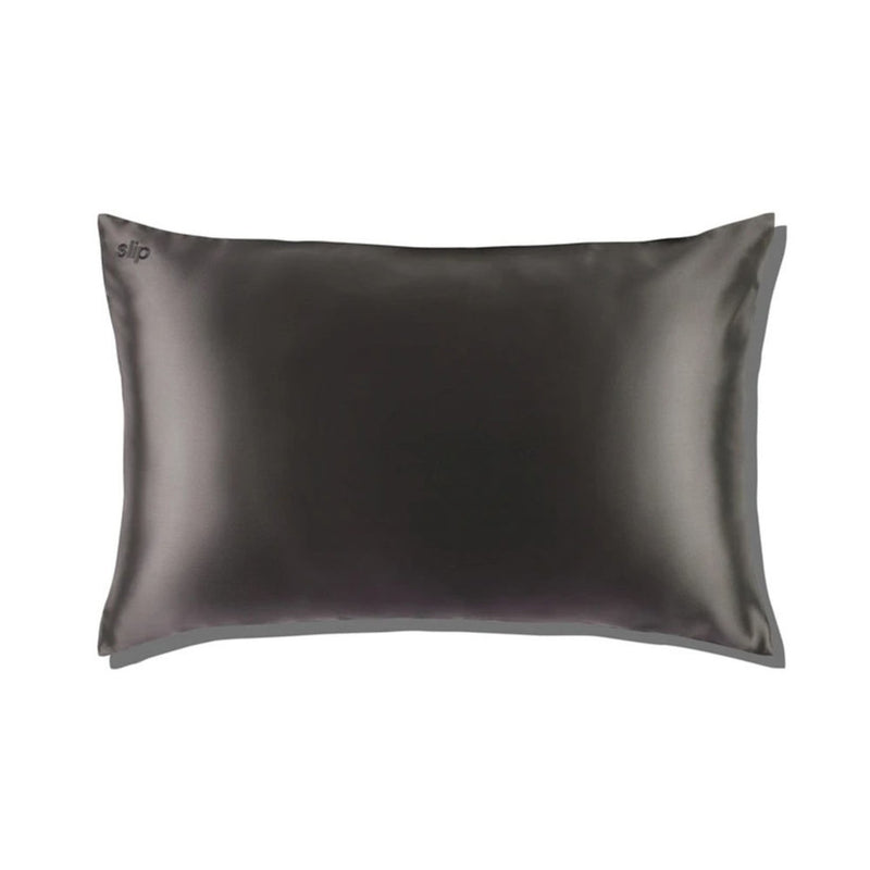 slip | silk pillowcase | charcoal