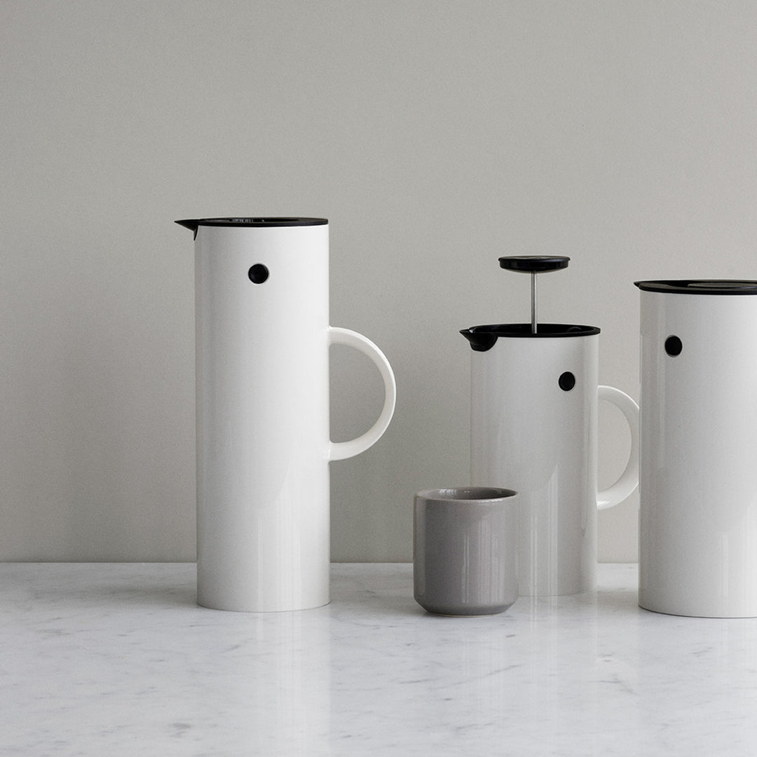 stelton | em77 vacuum jug | white