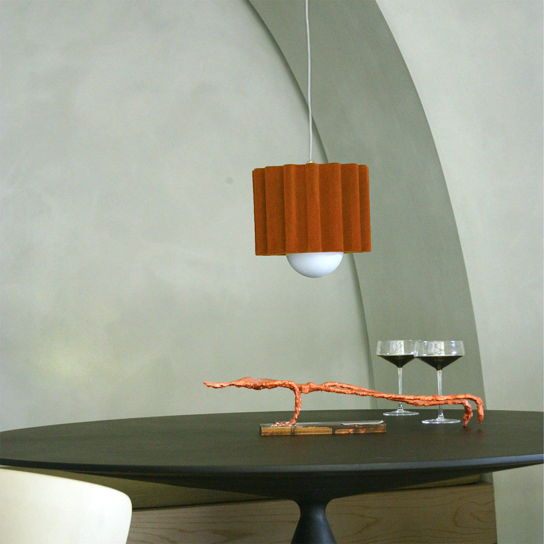 studio acustico | small opera pendant | burnt orange - LC