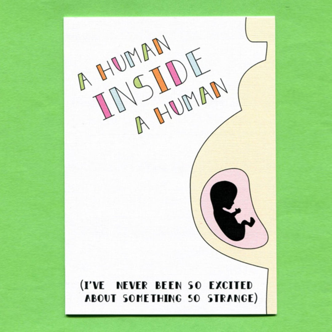 things by bean | greeting card | a human inside a human - LC