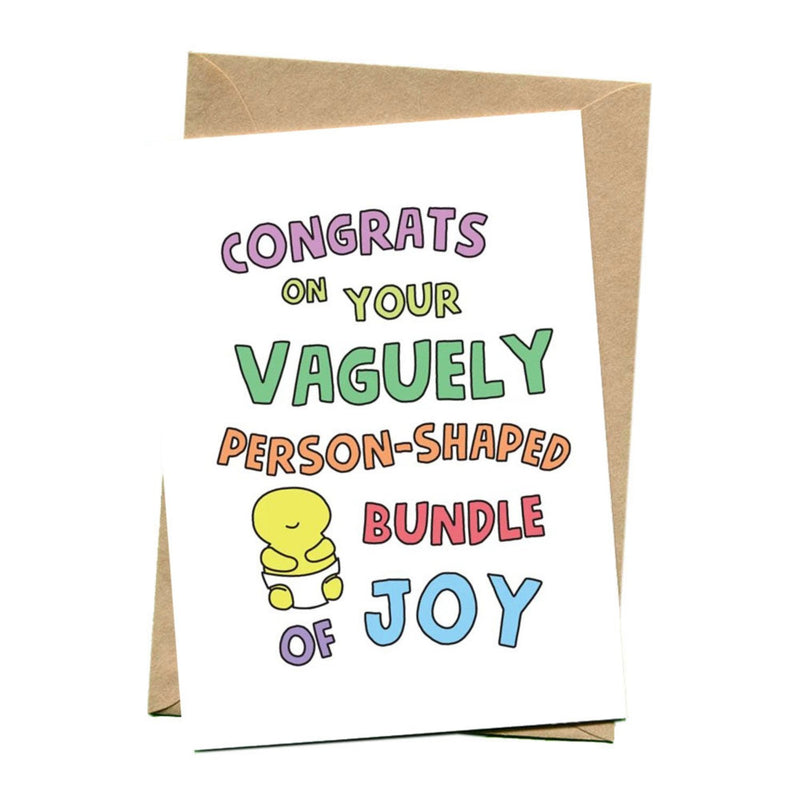 things by bean | greeting card | congrats on your bundle of joy