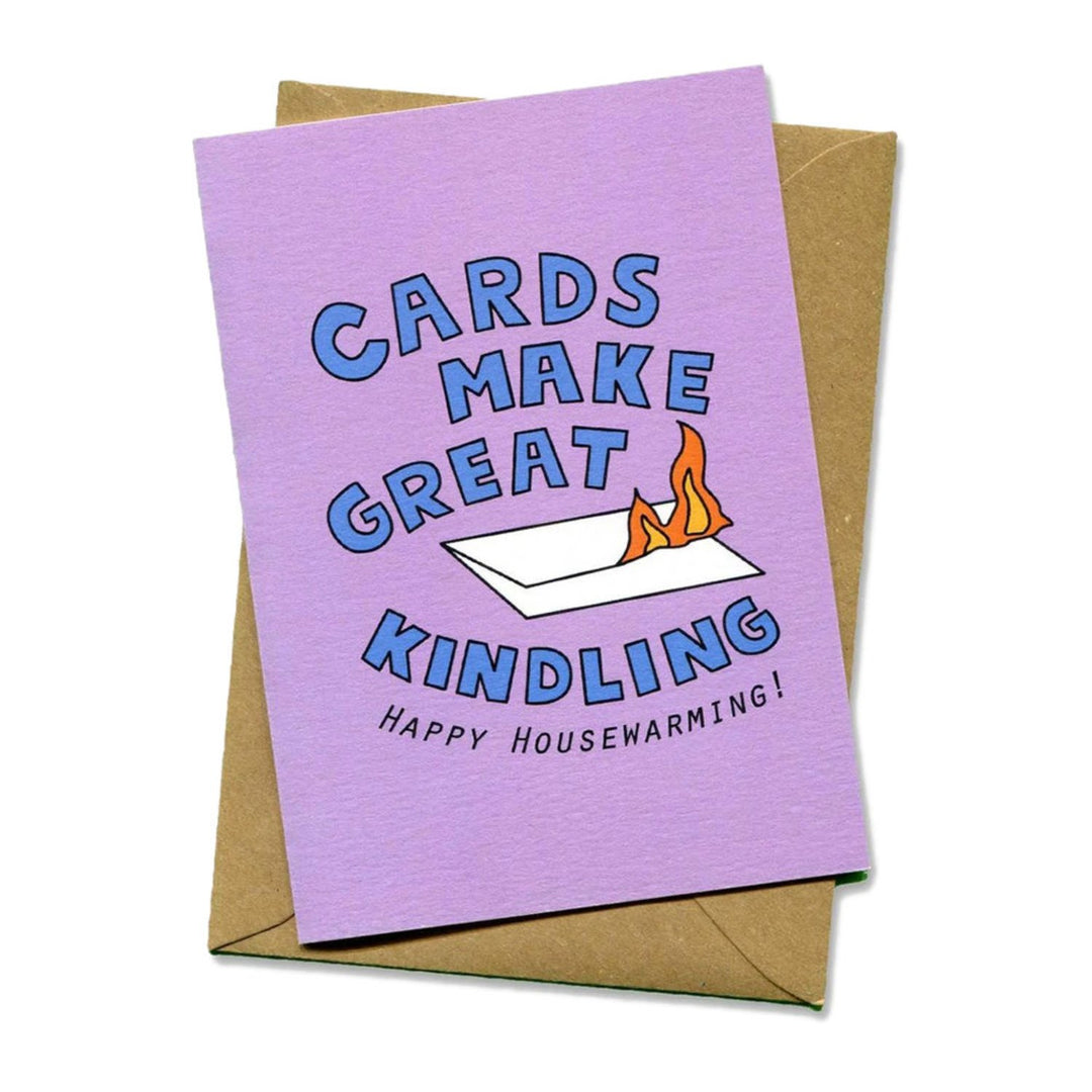 things by bean | greeting card | cards make great kindling - LC