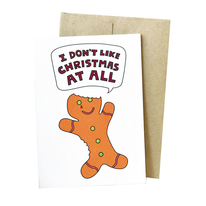 things by bean | christmas card | i don't like christmas - LC