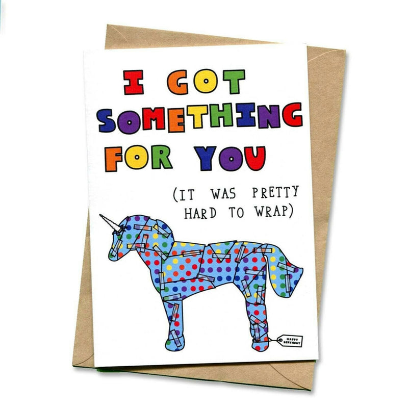 things by bean | greeting card | i got something for you