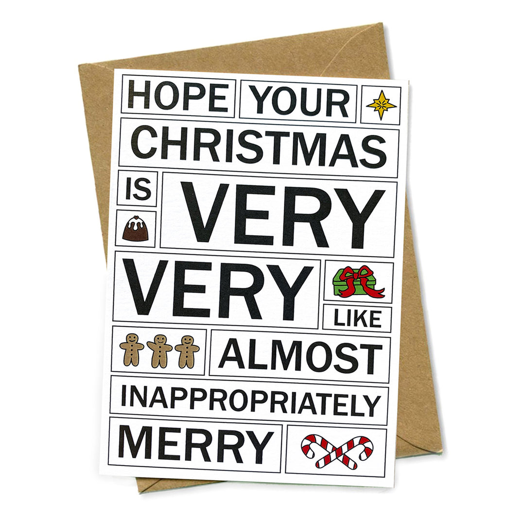 things by bean | christmas card | inappropriate christmas - LC