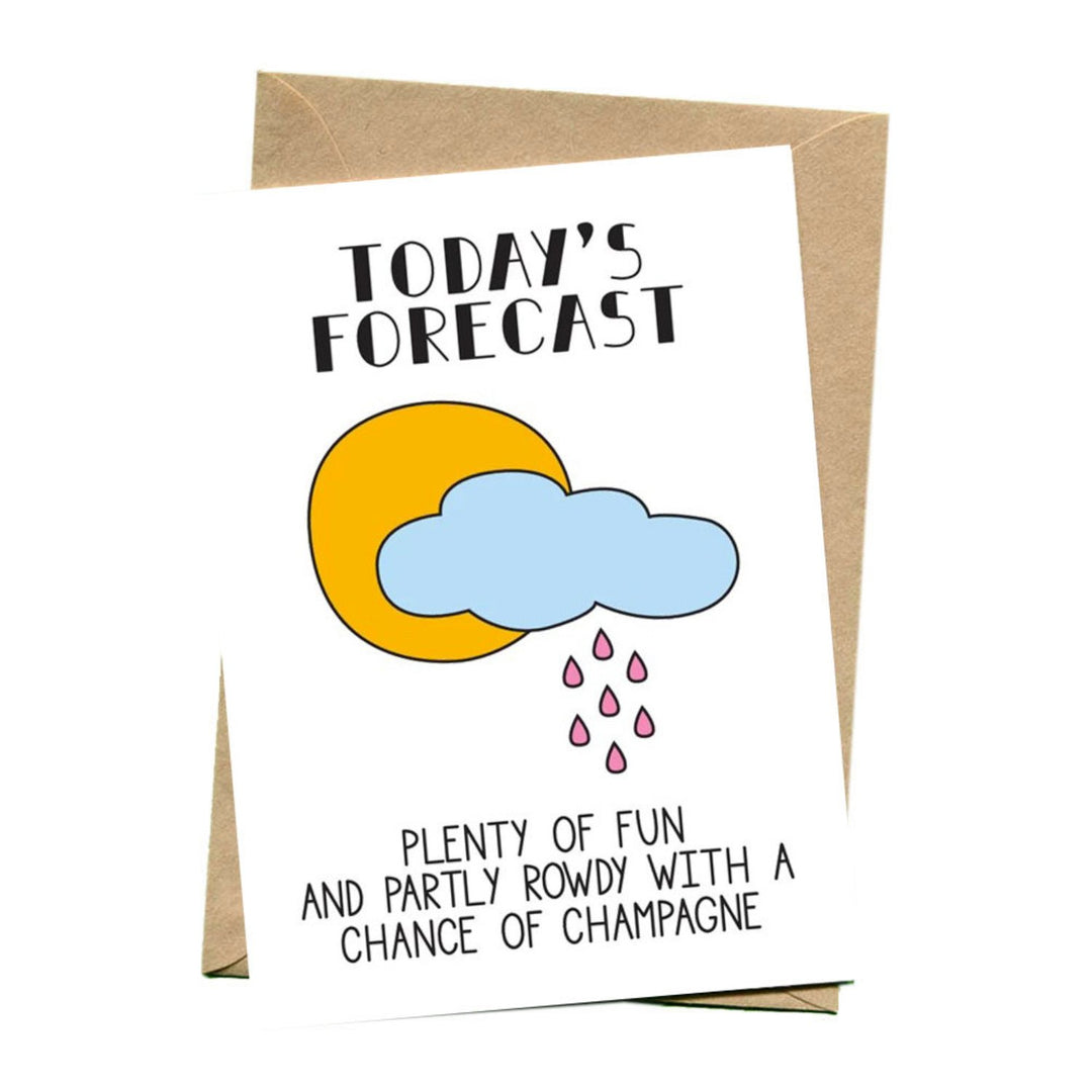 things by bean | greeting card | todays forecast - LC