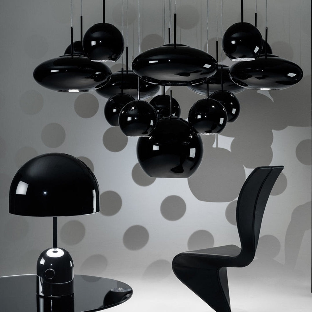 tom dixon | copper pendant light | black round 45cm ~ DC