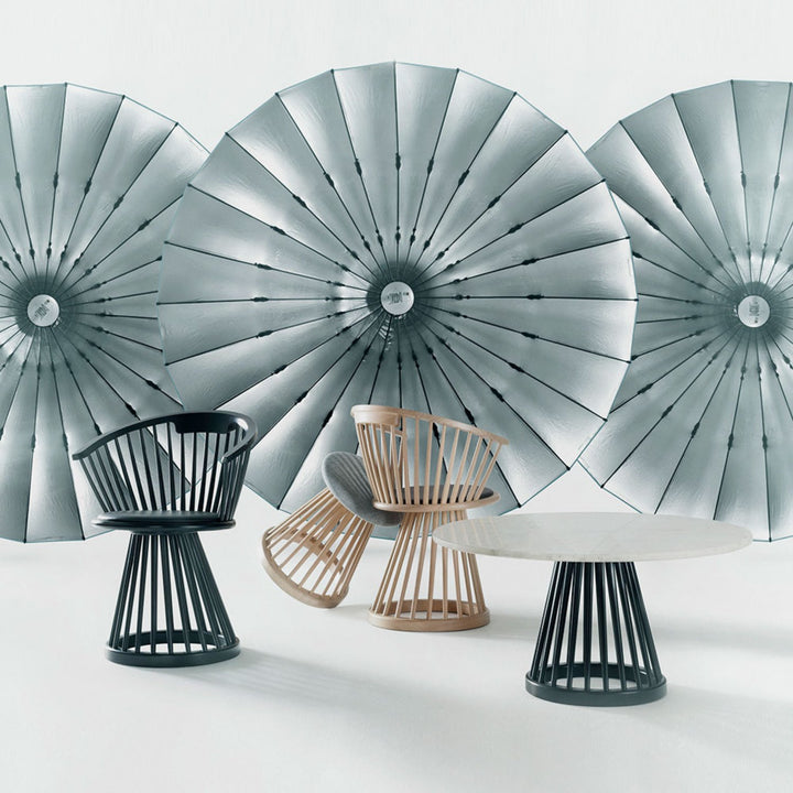 tom dixon | fan dining chair | black