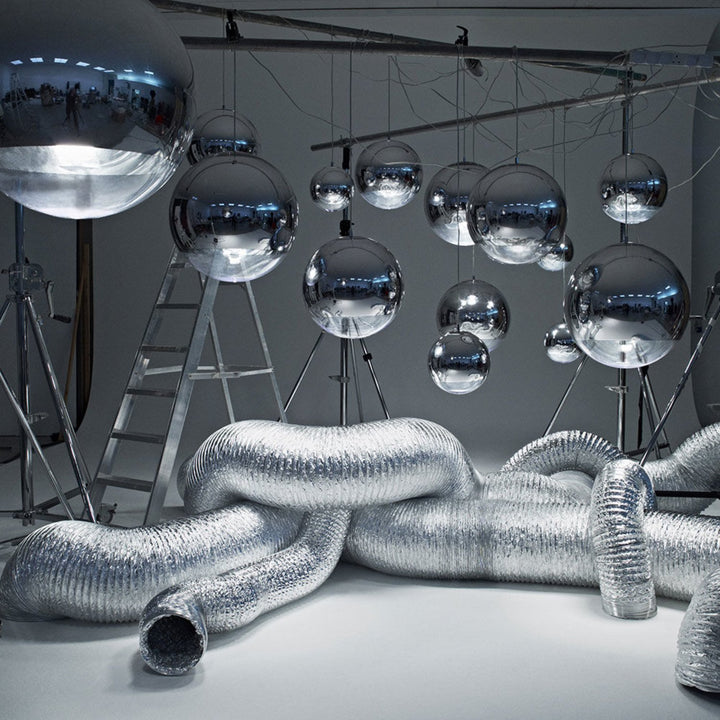 tom dixon | mirror ball pendant light | silver 25cm - DC